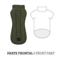 Nayeco Jersey Punto Trenza Verde 50 cm Nayeco Jersey Punto Trenza Verde 50 cm