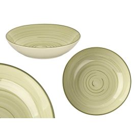Plato Hondo 21 Cm Espiral Verde Oliva Vessia (36 Unidades) Precio: 76.4999994. SKU: B179YHJCDN