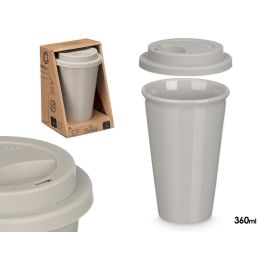 Vessia Vaso Tapa Silicona Gris 360 ml Porcelana 9.8 x 15 x 9.8 cm (Set de 12) Precio: 35.50000003. SKU: B1C3MA3QJ4