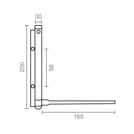 Brimic Muelle Cierrapuertas con Brazo en Aluminio mc02 ne m57202, 200x30mm, Brazo 165mm, Negro Brimic Muelle Cierrapuertas con Brazo en Aluminio mc02 ne m57202, 200x30mm, Brazo 165mm, Negro