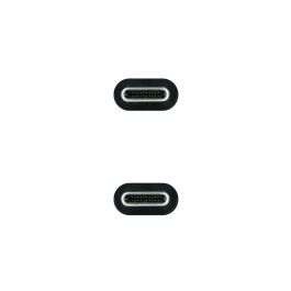 Cable USB-C NANOCABLE 10.01.4102 Negro 2 m