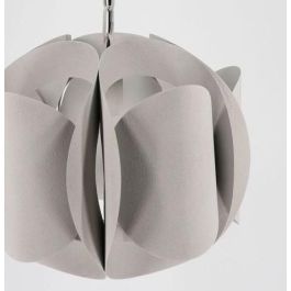 DKD Home Decor Lámpara Techo Moderno Rugoso toyso Beige 42 x 36 x 42 cm