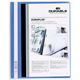 Carpeta Durable DURAPLUS Azul Transparente A4 25 Piezas (6 Unidades)