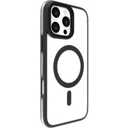 eSTUFF Funda INFINITE HELSINKI para iPhone 16 Pro Max Negra - Magnética, protección esquinas, 86% plástico reciclado