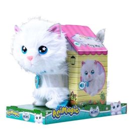 Bizak Peluche Interactivo Gatita Mimi Mimitos - Con Movimiento y Sonido (Anda y Maúlla), Juguete para Niños +3 Años