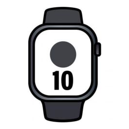 Apple Watch Series 10/ GPS/ 42mm/ Caja de Aluminio Negro Azabache / Correa Deportiva Negra S/M Precio: 464.94999958. SKU: B1BH29HJMK