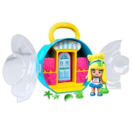Pinypon Figura con Bolsito Cuentos Armarios con Compartimentos para Accesorios y Ropa 8 cm Modelos Surtidos +4 Años