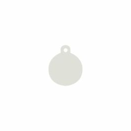 Placa identificativa para collar Imarc Circle Blanco