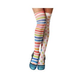 Medias Halloween Payaso Multicolor Mujer Adulto