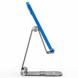 Aisens Soporte de Sobremesa XL Ajustable 2 Pivotes para Móvil-Tablet Gris