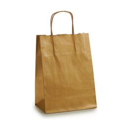 Bolsa de Papel Pincello 18241-ORO 18241-ORO Dorado 18 x 8 x 32 cm 18 x 30 x 0,2 cm (25 Unidades)