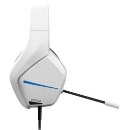 Krom Auriculares Gaming Kopa Move NXKROMKOPAMOVEWH con Micrófono Jack 3.5mm Blancos