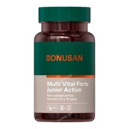 BONUSAN Multi Vital Forte Junior Activo, Multivitamínico para Adolescentes, Vitaminas y Minerales, 60 Cápsulas Precio: 17.8899996. SKU: B1964DBVFX