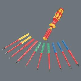 Wera 05006605001 Juego Destornilladores Kraftform Kompakt VDE 15 Torque extra slim 1 TIE, aislados, 15 piezas