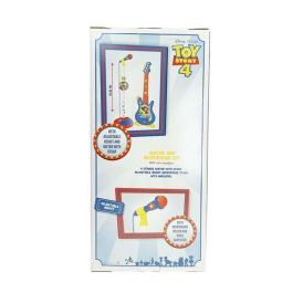 Guitarra y microfono de pie toy story con amplificador (altura regulable) Guitarra y microfono de pie toy story con amplificador (altura regulable)