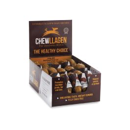 Chewllagen Snack Masticable Colágeno Ternera para Perros. donut 10 cm, 15 Unidades. Apoyo Articular, Digestivo, Piel y Pelo.