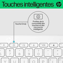 HP 350 Teclado Inalámbrico Bluetooth Compacto Multi-Dispositivo, Cómodo y Portátil para Productividad en PC, Portátil, Tablet y Móvil