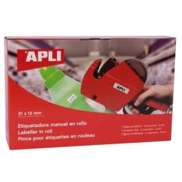 Apli Etiquetadora de Precios 1 Línea, 8 Caracteres, Fácil Uso con Rueda Lateral, Incluye Cartuchos de Tinta y Rollo de Etiquetas Precio: 14.49999991. SKU: BIX101418