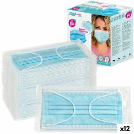 Caja de mascarillas higiénicas SensiKare 50 Piezas (12 Unidades)