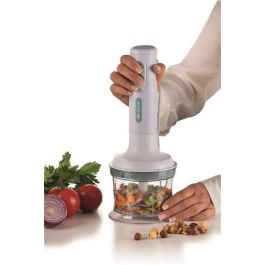 Ariete 601/11 Batidora de Varilla 3 en 1 700W con Picador y Batidor - Breakfast Blanca