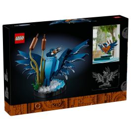 Lego 10331 Icons Kingfisher (Kungsfiskare) Fauna 2024 V29 - Set de construcción de kungsfiskare para adultos con soporte de exhibición