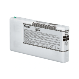 EPSON T9138 Matte Black Ink Cartridge (200ml) para SC-P5000