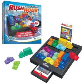 ThinkFun RAV00076600 Rush Hour - Juego de lógica Puzzle de Atasco, 40 desafíos para mayores de 8 años