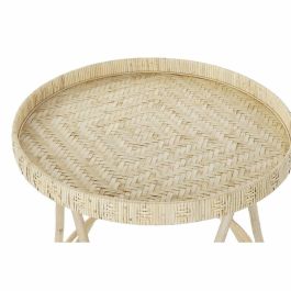 Mesita Auxiliar DKD Home Decor Marrón 60 x 60 x 52 cm Mesita Auxiliar DKD Home Decor Marrón 60 x 60 x 52 cm