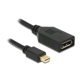 DELOCK 65554 Adaptador Mini DisplayPort Macho a DisplayPort Hembra Negro 0.21m Precio: 27.78999982. SKU: B148JSMT3J