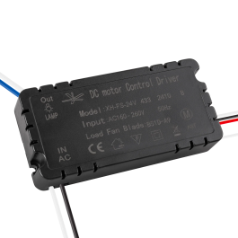 Ventilador DC Blanco/Haya 60W 6980lm 3500-4000-6500K 3 Aspas 6 Velocidades 107cm