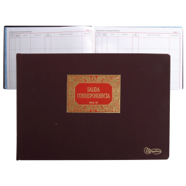 Miquelrius 43 Libro Folio Apaisado 100 Hojas Salida de Correspondencia