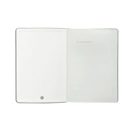 Cuaderno Con Gomilla Antartik Notes Tapa Dura A4 Hojas Puntos Gris Y Turquesa 100 Hojas 80 gr Fsc