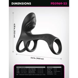 Anillo para el Pene Pipedream Fantasy C-Ringz Negro