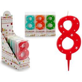Vela Cumpleaños Números Grande 8 Surtidos - Arte Regal 17x8 cm (36 Unidades) Precio: 36.88999963. SKU: B18B7YC7NA