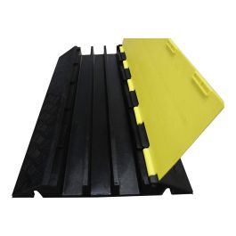 Normaluz Protector pasacable 900x500x70mm con tapa abisagrada y 3 carriles interiores