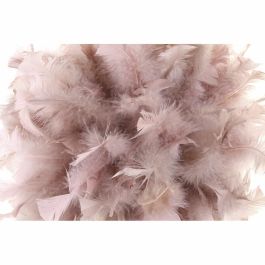 Bola Decoracion Navidad Fantasia DKD Home Decor Rosa Palo Blanco 40 x 40 cm (2 Unidades) Bola Decoracion Navidad Fantasia DKD Home Decor Rosa Palo Blanco 40 x 40 cm (2 Unidades)
