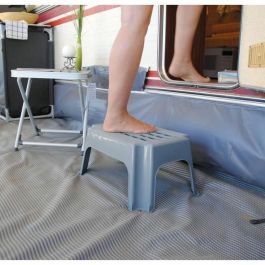 Optima NAR890050 Peldaños fijos de Polipropileno reforzado, Superficie antideslizante, Carga máx 150 kg, 420 x 240 x 280 mm