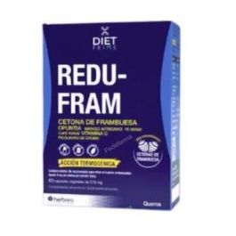 Diet Prime Redufram 60 Vcaps. Termogénico con Cetona de Frambuesa, Opuntia y Mango Africano para Metabolismo Energético y Glucosa Precio: 19.5000003. SKU: B1D2R5EXRE