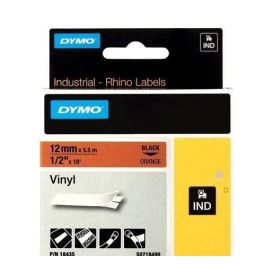 Cinta De Rotular Dymo Rhino Id1 Vinilo 5,5M 12Mm Negro Sobre Naranja (18435) Precio: 23.59000028. SKU: B1BTKHTAQS
