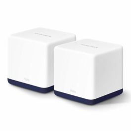 Mercusys Halo H50G Sistema Wi-Fi Malla para Hogar, Doble Banda 2.4/5 GHz, Wi-Fi 5 (802.11ac), Pack de 2 Nodos, Color Blanco Mercusys Halo H50G Sistema Wi-Fi Malla para Hogar, Doble Banda 2.4/5 GHz, Wi-Fi 5 (802.11ac), Pack de 2 Nodos, Color Blanco
