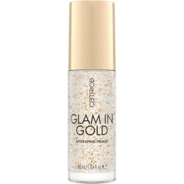 Catrice #010-Oh My Goldness Prebase Hidratante con Escamas de Oro 24K y Ácido Hialurónico 30 ml