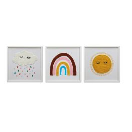 Cuadro Baby DKD Home Decor Multicolor 2.5 x 40 x 40 cm (12 Unidades) Precio: 135.49999991. SKU: B1FRL4DN4D