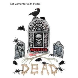 Set de cementerio 24 pzas. talla 34 x 13 x 56 cm Set de cementerio 24 pzas. talla 34 x 13 x 56 cm