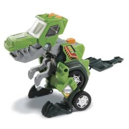 Vtech Drex Super T-Rex (Jeep) Switch & Go Dinos Juguete Transformable en Jeep, Pantalla LCD con Sonidos y Luces