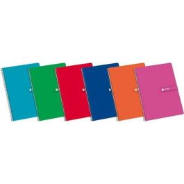 Enri Cuaderno Espiral Folio Tapa Dura 80 Hojas Doble Pauta 3mm 60gr Colores Surtidos (Set de 5) (Set de 5) Precio: 8.68999978. SKU: S8421444