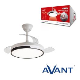 AVANT Ventilador de Techo 36 pulgadas con Aspas Retráctiles, Motor 30W, LED 36W, 3 Temperaturas y Control por App Precio: 54.2685. SKU: B15MSJ8RVJ