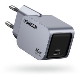UGREEN Cargador Rápido Nexode Pro 30W USB-C GaN Power Delivery Quick Charge 4 Gris