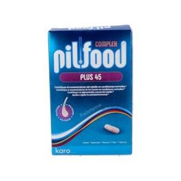 Pilfood COMPLEX PLUS 45 cápsulas 90 u - Suplemento para fortalecer y revitalizar el cabello y el cuero cabelludo Precio: 23.6900004. SKU: B163KW9QDH