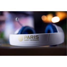 Auriculares con cable para juegos - KONIX - PC, PS4, PS5, Switch, Xbox - Micrófono de 45° - Cable de 1,5 m - Blanco y azul Precio: 41.89000035. SKU: B1AKEPCSBA