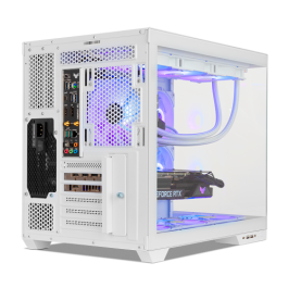 NOX HUMMER ASTRA NEO Caja PC Blanca Frameless USB 3.0 Type-C